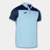 COMBI POLO SHIRT LIGHT BLUE-NAVY S/S | 101371.353