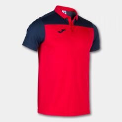 COMBI POLO SHIRT RED-NAVY S/S | 101371.603