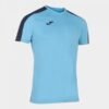 FLUORESCENT TURQUOISE BLUE-NAVY BLUE ACADEMY T-SHIRT M/C | 101656.013