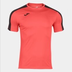 ACADEMY SHORT SLEEVE T-SHIRT FLUOR CORAL-BLACK | 101656.041