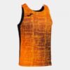 ELITE VIII TANK TOP BLACK ORANGE