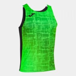 ELITE VIII TANK TOP BLACK FLUOR GREEN