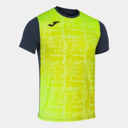 ELITE VIII SHORT SLEEVE T-SHIRT NAVY FLUOR YELLOW