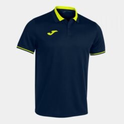 CHAMPIONSHIP VI SHORT SLEEVE POLO NAVY FLUOR YELLOW
