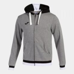 CONFORT II ZIP-UP HOODIE MELANGE GREY BLACK