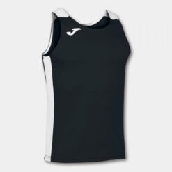 RECORD II TANK TOP BLACK WHITE