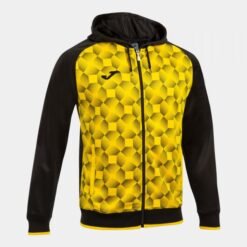 SUPERNOVA III ZIP-UP HOODIE BLACK YELLOW
