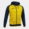SUPERNOVA III ZIP-UP HOODIE NAVY YELLOW