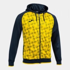SUPERNOVA III ZIP-UP HOODIE NAVY YELLOW