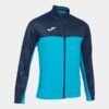MONTREAL FULL ZIP SWEATSHIRT FLUOR TURQUOISE-NAVY