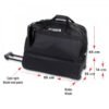 TROLLEY BAG BLACK | 400004.100