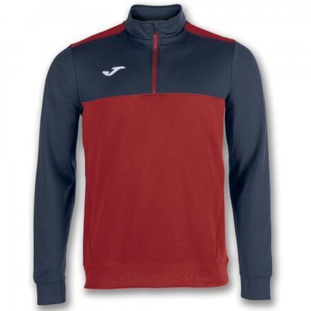 SWEATSHIRT 1/2 ZIP WINNER RED-NAVY BLUE | 100947.603