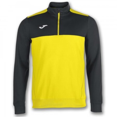 SWEATSHIRT 1/2 ZIP WINNER YELLOW-BLACK | 100947.901