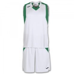 SET FINAL WHITE-GREEN SLEEVELESS