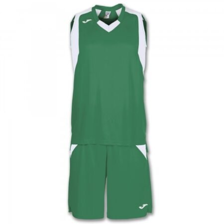 SET FINAL GREEN-WHITE SLEEVELESS
