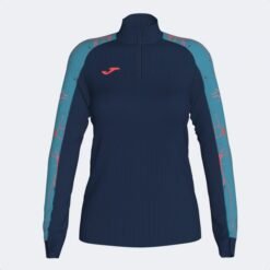 ELITE IX SWEATSHIRT NAVY TURQUOISE