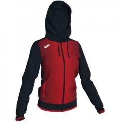 SUPERNOVA HOODED JACKET BLACK-RED WOMAN | 900891.106