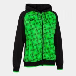 SUPERNOVA III ZIP-UP HOODIE BLACK FLUOR GREEN | 901430.117