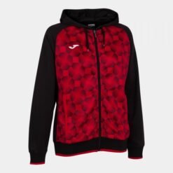 SUPERNOVA III ZIP-UP HOODIE BLACK RED