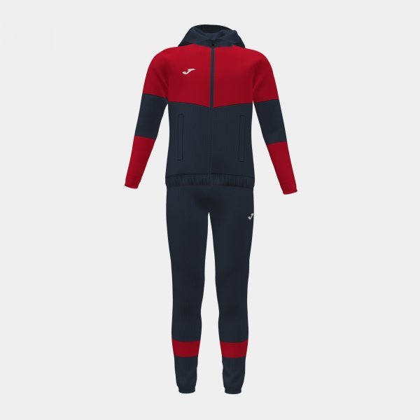 PART TRACKSUIT NAVY RED