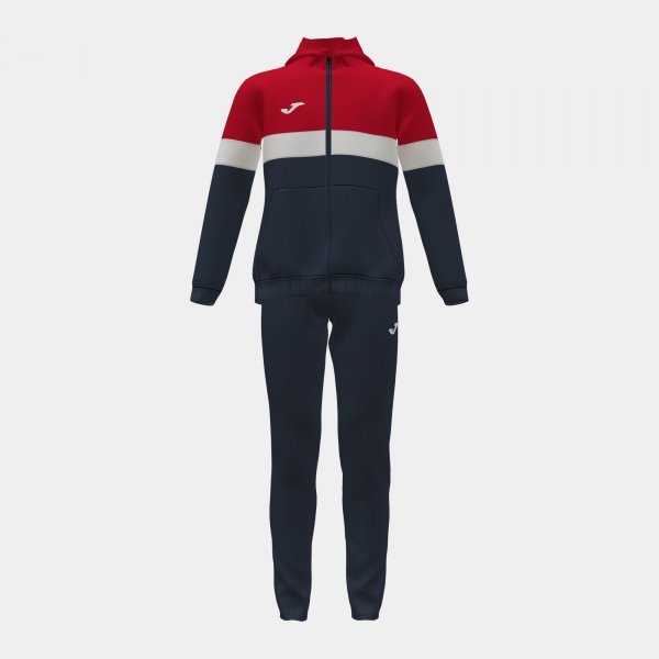 STRIPE TRACKSUIT NAVY RED