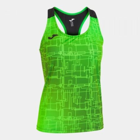 ELITE VIII TANK TOP FLUOR GREEN BLACK