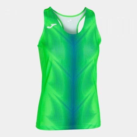OLIMPIA WOMEN'S T-SHIRT FLUORESCENT GREEN-ROYAL N/S | 900932.027