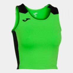 RECORD II TOP FLUOR GREEN BLACK