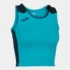 RECORD II TOP FLUOR TURQUOISE-NAVY