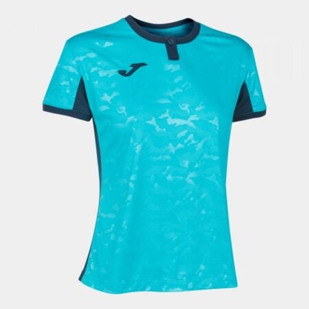 TOLETUM II T-SHIRT FLUOR TURQUOISE-DARK NAVY S/S | 901045.013