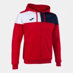 CREW V ZIP-UP HOODIE RED NAVY | 103087.603