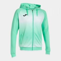 TIGER V ZIP-UP HOODIE GREEN WHITE | 103236.472