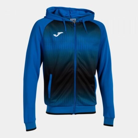 TIGER V ZIP-UP HOODIE ROYAL BLACK | 103236.701