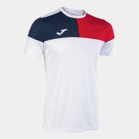 CREW V SHORT SLEEVE T-SHIRT WHITE RED | 103084.206