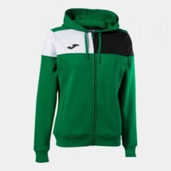 CREW V ZIP-UP HOODIE GREEN BLACK | 901863.451