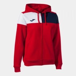 CREW V ZIP-UP HOODIE RED NAVY | 901863.603