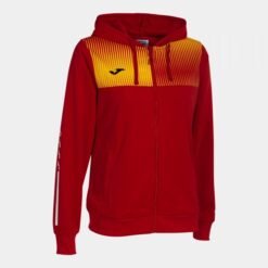 ECO SUPERNOVA ZIP-UP HOODIE RED YELLOW