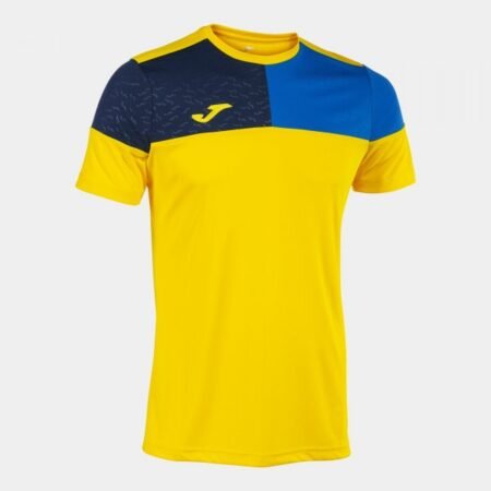 CREW V SHORT SLEEVE T-SHIRT YELLOW ROYAL