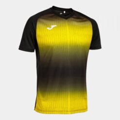 TIGER V SHORT SLEEVE T-SHIRT BLACK YELLOW | 103235.109