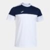 CREW V SHORT SLEEVE T-SHIRT WHITE NAVY | 103296.203