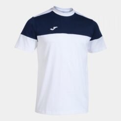 CREW V SHORT SLEEVE T-SHIRT WHITE NAVY | 103296.203