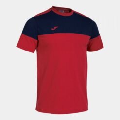 CREW V SHORT SLEEVE T-SHIRT RED NAVY