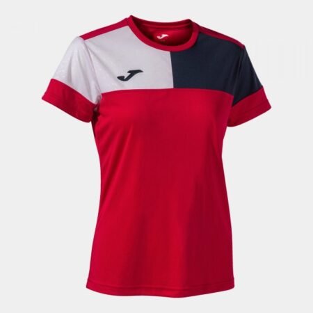 CREW V SHORT SLEEVE T-SHIRT RED NAVY WHITE | 901856.603