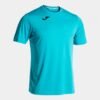 COMBI SHORT SLEEVE T-SHIRT FLUOR TURQUOISE | 100052.010