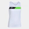 COURT SLEEVELESS SHIRT WHITE FLUOR GREEN BLACK | 901862.217