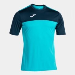 WINNER SHORT SLEEVE T-SHIRT FLUOR TURQUOISE-NAVY | 100946.013