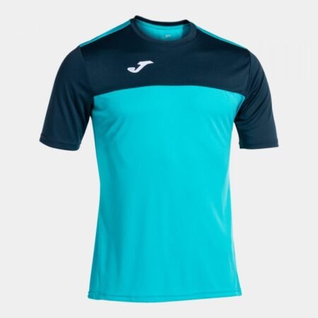 WINNER SHORT SLEEVE T-SHIRT FLUOR TURQUOISE-NAVY | 100946.013