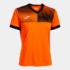 ECO SUPERNOVA SHORT SLEEVE T-SHIRT ORANGE BLACK