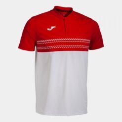 SMASH SHORT SLEEVE POLO WHITE RED
