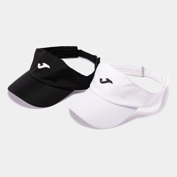 TORNEO VISOR CAP BLACK WHITE